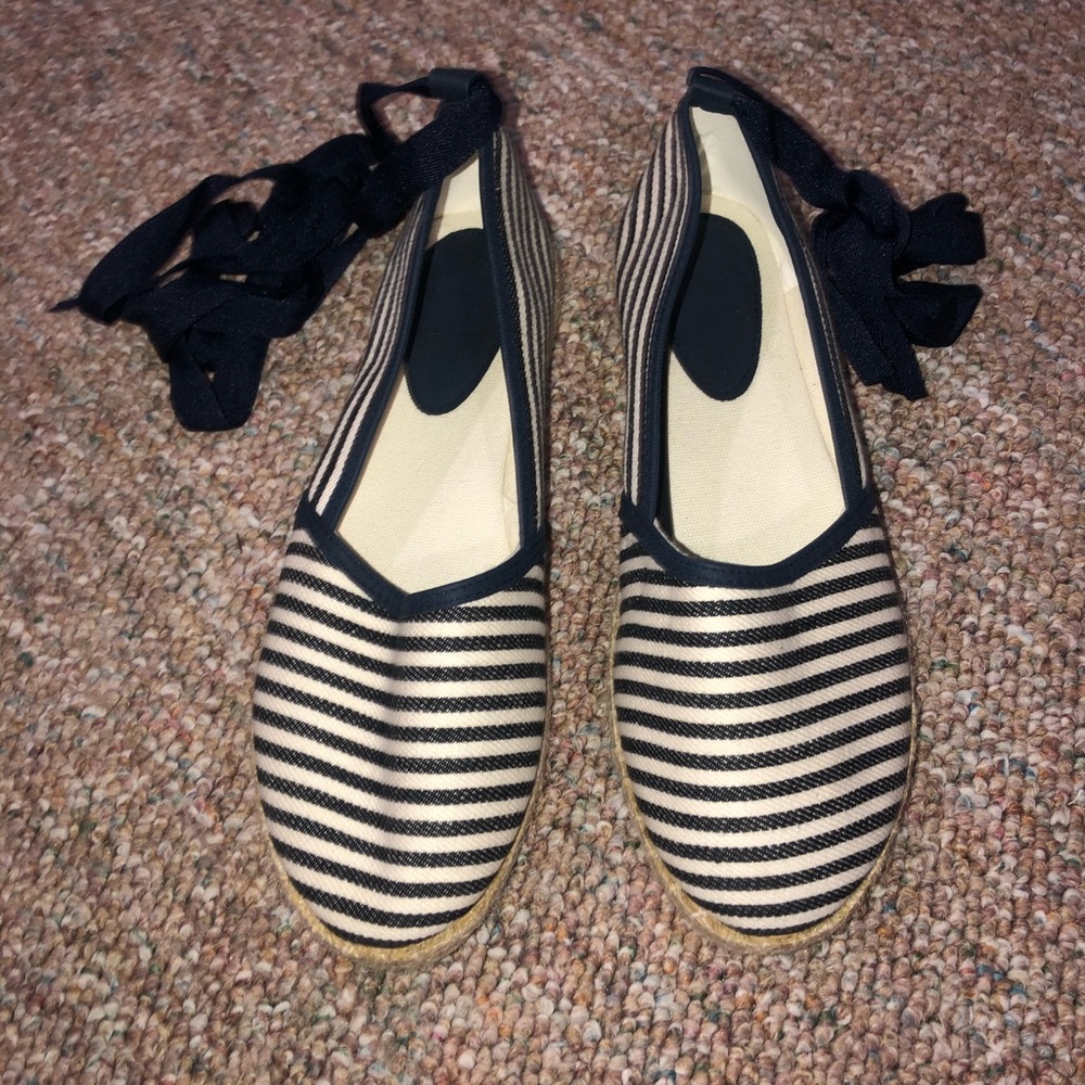 Lace up Espadrilles- brand new!